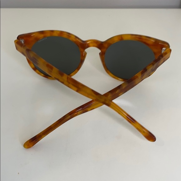 Komono Sunglasses Lulu Caramel Tortoise Cat Eye - Picture 13 of 16